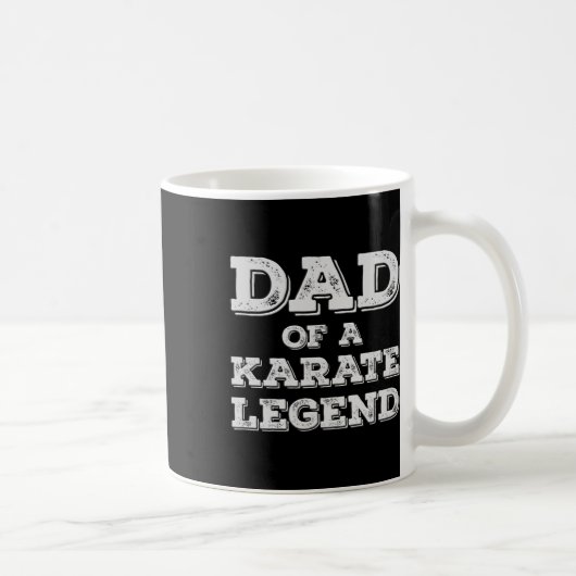 Mug Fier Papa D'Une Légende De Karate Fils Fille Karat (Droite)