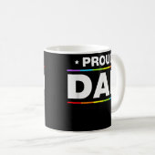 Mug Fier papa LGBT Funny Gay pride de Fête des pères (Devant droit)