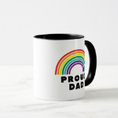 Mug Fier père arc-en-ciel (Devant droit)