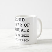 Mug Fier père de la classe de diplômés de 20XX ajouter (Devant droit)