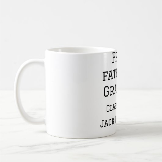Mug Fier père de la classe de diplômés de 20XX ajouter (Gauche)