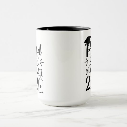 Mug Fier père d'un diplômé - 2021 (Centre)