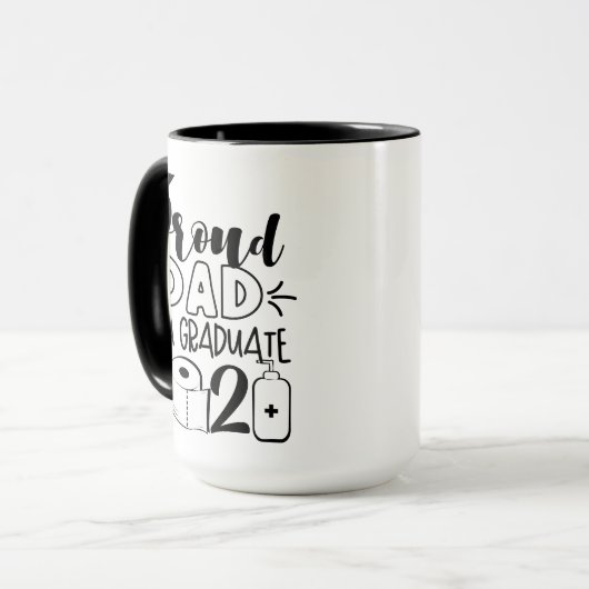Mug Fier père d'un diplômé - 2021 (Devant gauche)