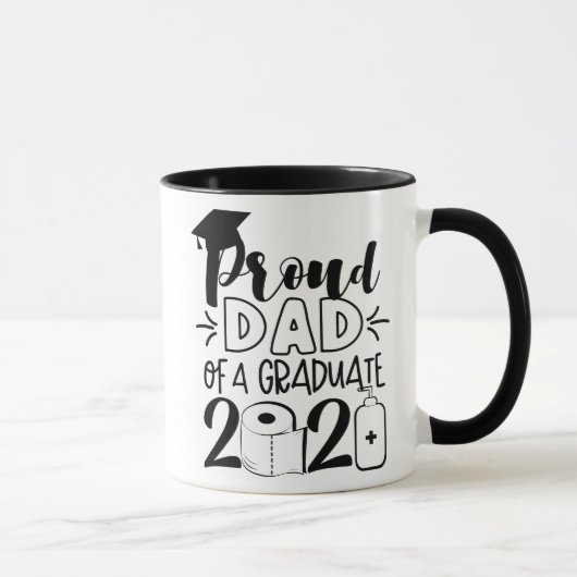 Mug Fier père d'un diplômé - 2021 (Droite)