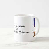 Mug Fier petit-fils d'une boue vétéran de l'Arctique (Devant droit)