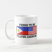Mug Fier Philippin Américain (Gauche)