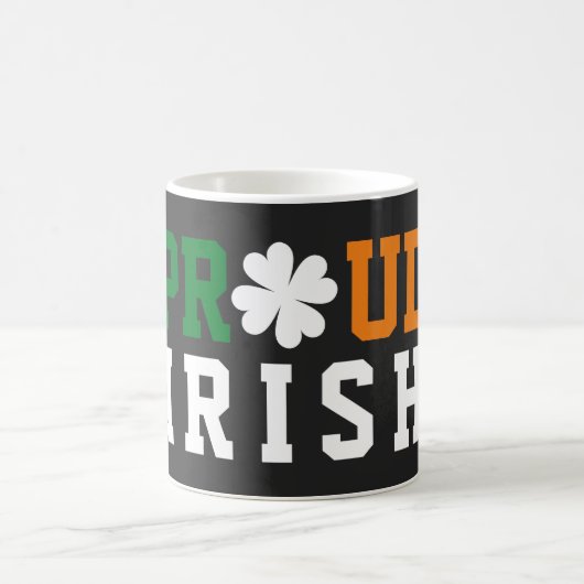 Mug Fier Shamrock irlandais Lucky Clover Citation St P (Centre)