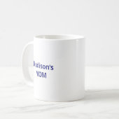 Mug Fier Soccer Maman en bleu (Devant gauche)