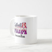 Mug Fier Softball Maman Vie (Devant gauche)