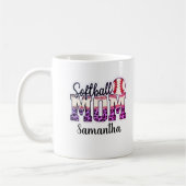 Mug Fier Softball Maman Vie (Gauche)