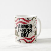 Mug Fier soutien des forces armées (Devant droit)