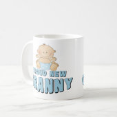 Mug Fier T-shirt de la nouvelle mamie (Devant gauche)