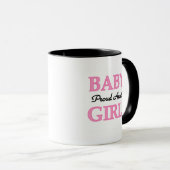 Mug Fier Tante Bébé Fille T-shirts et cadeaux (Devant droit)