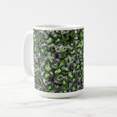 Mug Fier trippy grunge funky abstrait agender Pride (Devant gauche)