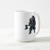 Mug Fierce Barbarian Warrior avec l'Ancien Ax (Devant droit)