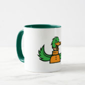 Mug Fierce Blue Eagle - Mascotte d'aigle audacieuse et (Devant gauche)
