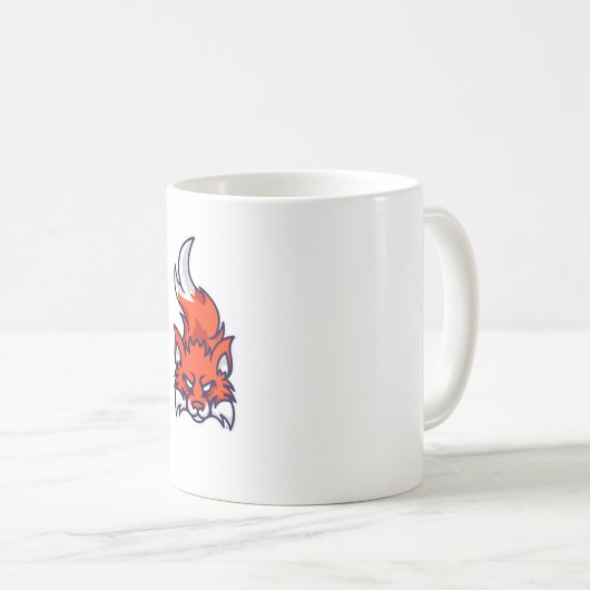 Mug Fierce Fox - Bold & Striking Fox (Devant droit)