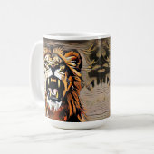 Mug Fierce Majestic Lion - Roi Des Bêtes (Devant gauche)