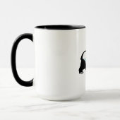 Mug Fierce Panda - T-Shirt Gras Agressif Emblem (Gauche)