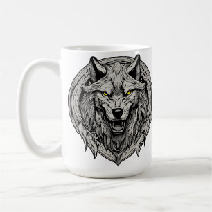 Mug Fierce Wolf Mandala : Symbole de force