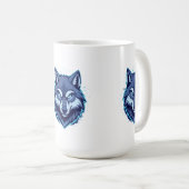 Mug Fierce Wolf – Symbol of Strength and Freedom (Devant droit)
