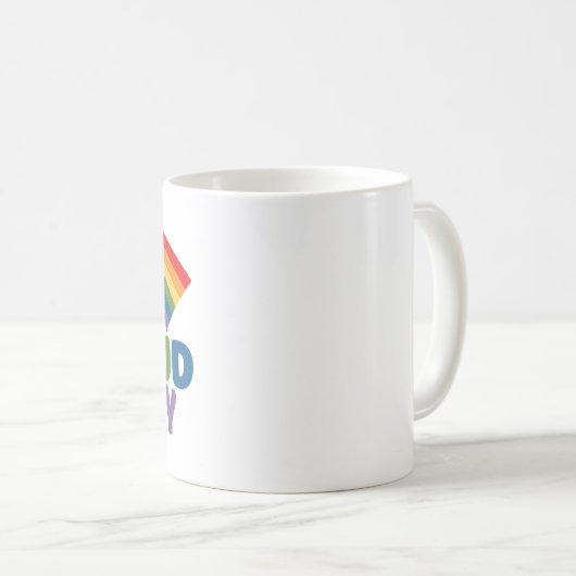 MUG FIÈRE ALLY - FIERTÉ LGBTQ (Devant droit)