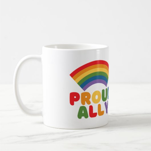 MUG FIÈRE ALLY - FIERTÉ LGBTQ (Gauche)