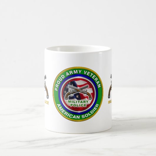 Mug Fière Armée Corps de police militaire Vétérinaire (Centre)