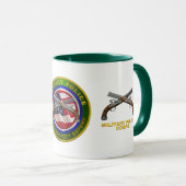 Mug Fière Armée Corps de police militaire Vétérinaire  (Devant droit)