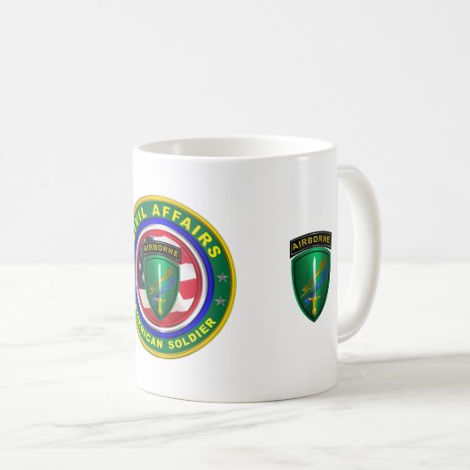 Mug Fière Armée de terre Ancien combattant des affaire (Devant droit)