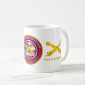 Mug Fière Armée Vétéran de terrain Artillerie Soldat (Devant droit)