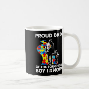 Mug Fière Autisme Père Et Fils Sensibilisation sur l'a