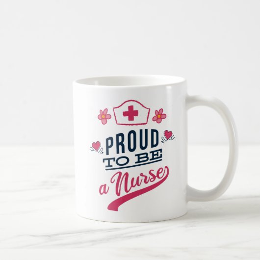 Mug Fière d'être infirmière (Droite)