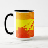 Mug Fière d'être ingénieur d'exploitation couleurs sud (Gauche)