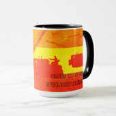 Mug Fière d'être ingénieur d'exploitation couleurs sud (Devant droit)