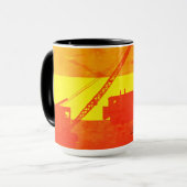 Mug Fière d'être ingénieur d'exploitation couleurs sud (Devant gauche)