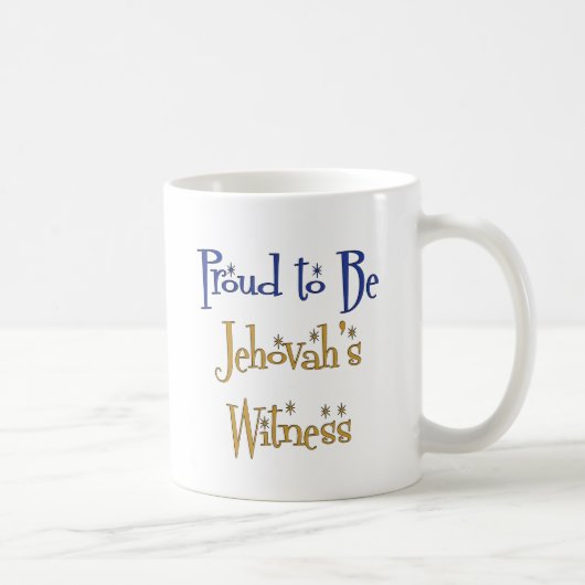 Mug Fière d'être le témoin de Jéhovah (Droite)