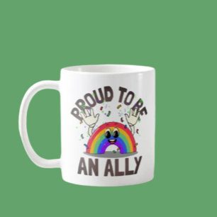 Mug Fière D'Être Une Fête Ally Rainbow
