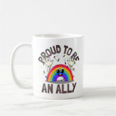 Mug Fière D'Être Une Fête Ally Rainbow (Gauche)