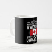 Mug Fière Drapeau Canadien Patrimoine canadien Racines (Devant gauche)