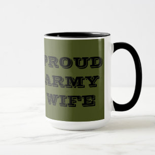 Mug Fière épouse de l'armée