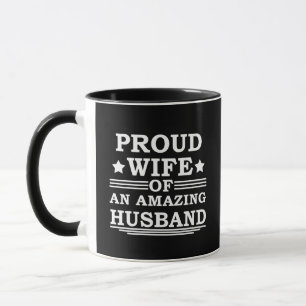 Mug fière épouse d'un mari extraordinaire