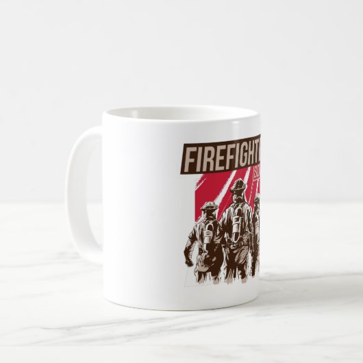 Mug Fière escouade de pompiers (Devant gauche)