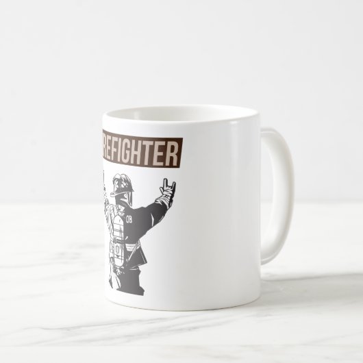 Mug Fière escouade de pompiers (Devant droit)