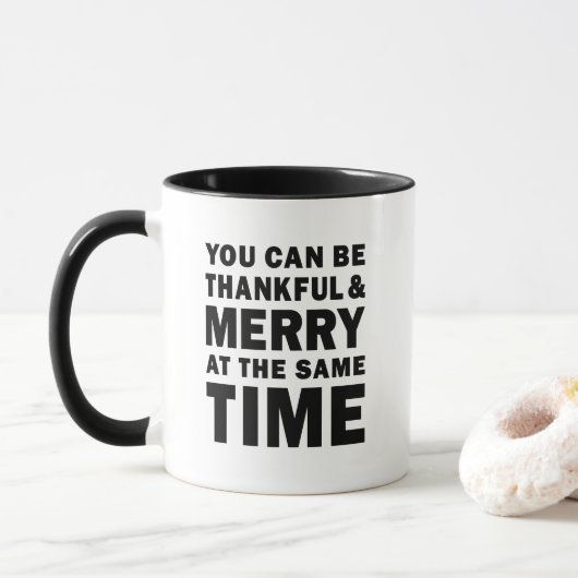 Mug Fière et Joyeuse en Même Temps Vacances (Avec donut)