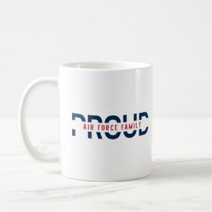Mug Fière famille de la Force aérienne pour hommes fem