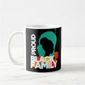 Mug Fière Famille noire Mois de l'histoire des Noirs (Gauche)