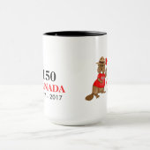 Mug Fière fête canadienne du castor 150 (Centre)