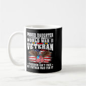 Mug Fière fille de vétéran de la Seconde Guerre mondia (Gauche)
