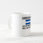Mug Fière fille hondurienne Honduras Drapeau racines h (Devant gauche)